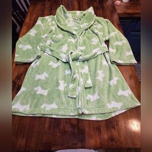 Scotty-Dog women’s robe Lime Green Size Large